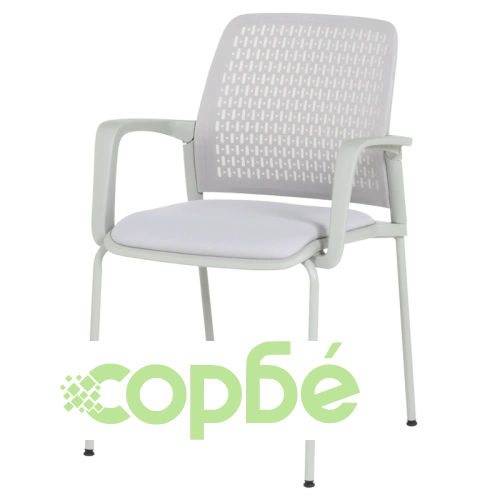 Светлосив Посетителски Стол Comfortino 1138 G ➤ топ цена ➤ sorbe.bg