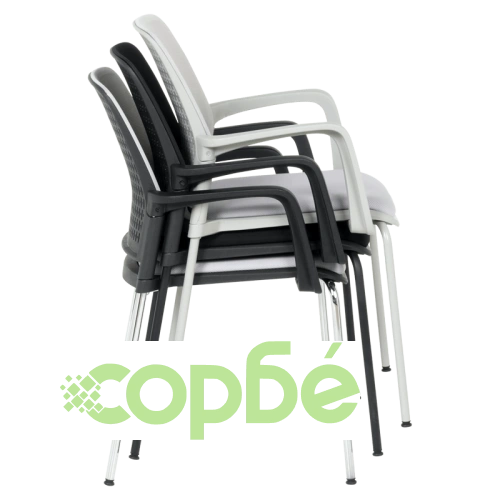 Светлосив Посетителски Стол Comfortino 1138 G ➤ топ цена ➤ sorbe.bg