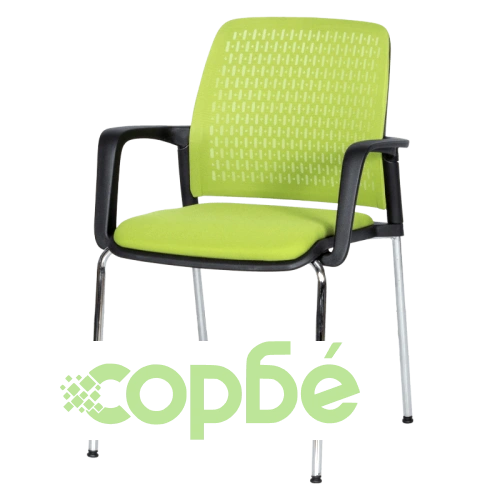 Зелен Посетителски Стол Comfortino 1138 CH ➤ топ цена ➤ sorbe.bg