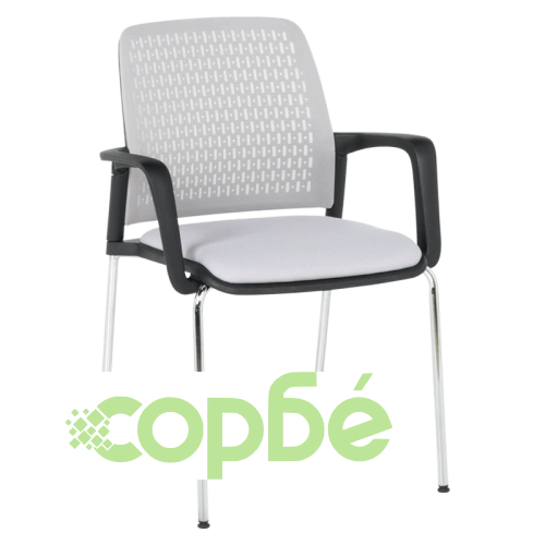 Светлосив Посетителски Стол Comfortino 1138 CH ➤ топ цена ➤ sorbe.bg