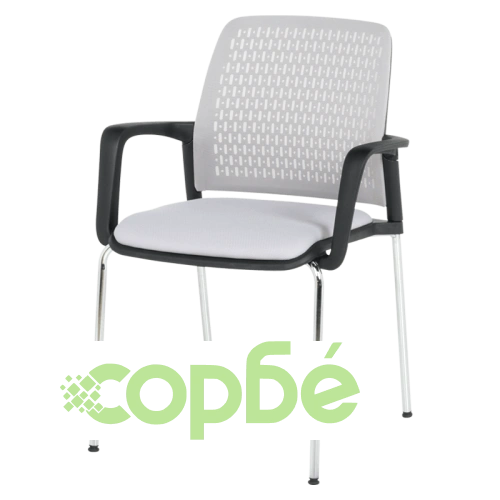 Светлосив Посетителски Стол Comfortino 1138 CH ➤ топ цена ➤ sorbe.bg