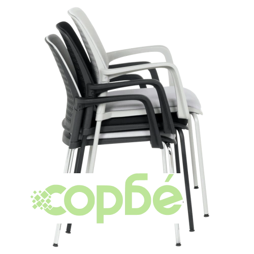 Светлосив Посетителски Стол Comfortino 1138 CH ➤ топ цена ➤ sorbe.bg