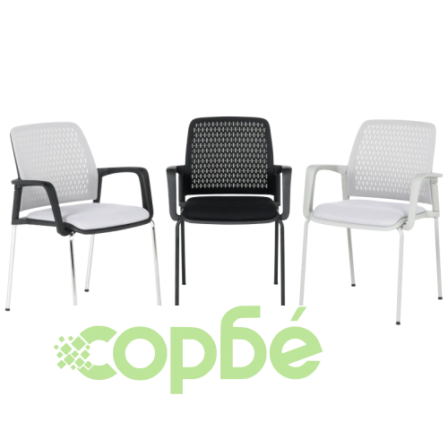 Светлосив Посетителски Стол Comfortino 1138 CH ➤ топ цена ➤ sorbe.bg