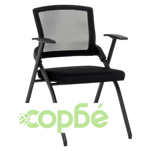 Comfortino 1702 Черен Посетителски Стол ➤ топ цена ➤ sorbe.bg