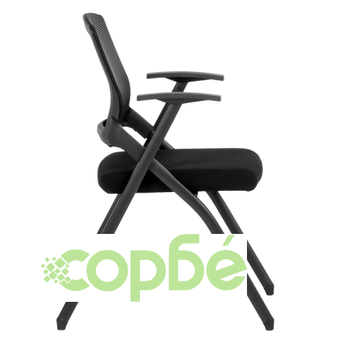 Comfortino 1702 Черен Посетителски Стол ➤ топ цена ➤ sorbe.bg