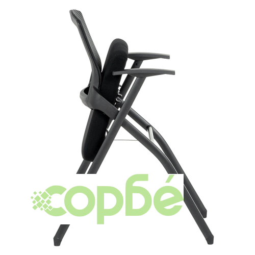 Comfortino 1702 Черен Посетителски Стол ➤ топ цена ➤ sorbe.bg