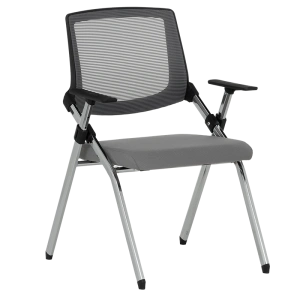 Комфортен Посетителски Стол Comfortino 1704 в Сиво