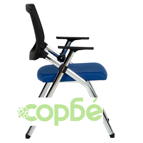 Комфортен посетителски стол Comfortino 1704 в синьо ➤ топ цена ➤ sorbe.bg