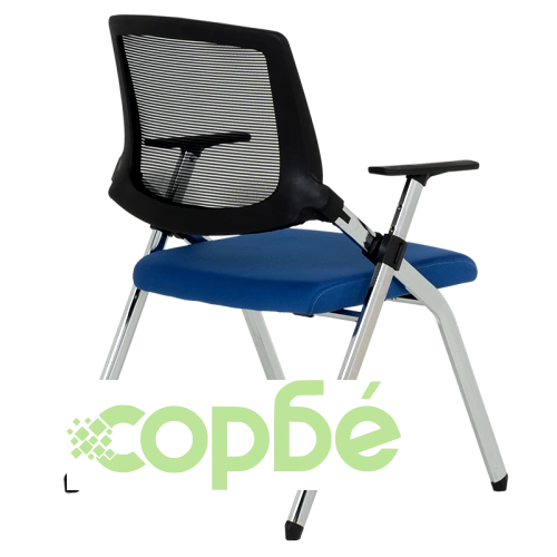 Комфортен посетителски стол Comfortino 1704 в синьо ➤ топ цена ➤ sorbe.bg