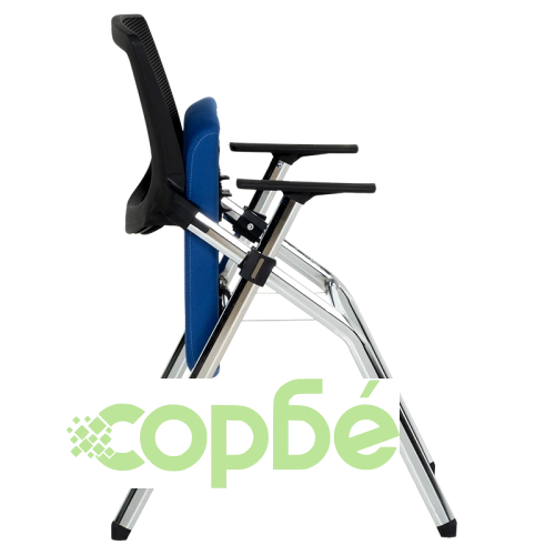 Комфортен посетителски стол Comfortino 1704 в синьо ➤ топ цена ➤ sorbe.bg