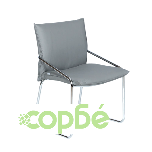 Стилен Посетителски Стол Comfortino 1144 в Сиво ➤ топ цена ➤ sorbe.bg