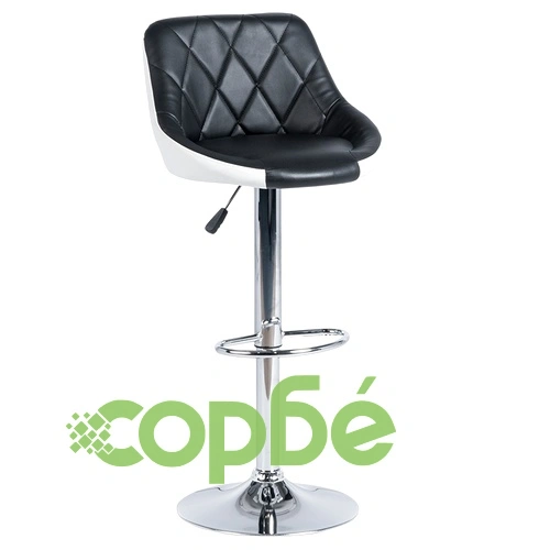 Бар стол Comfortino 3080 - черно - бял ➤ топ цена ➤ sorbe.bg