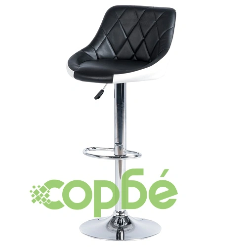 Бар стол Comfortino 3080 - черно - бял ➤ топ цена ➤ sorbe.bg