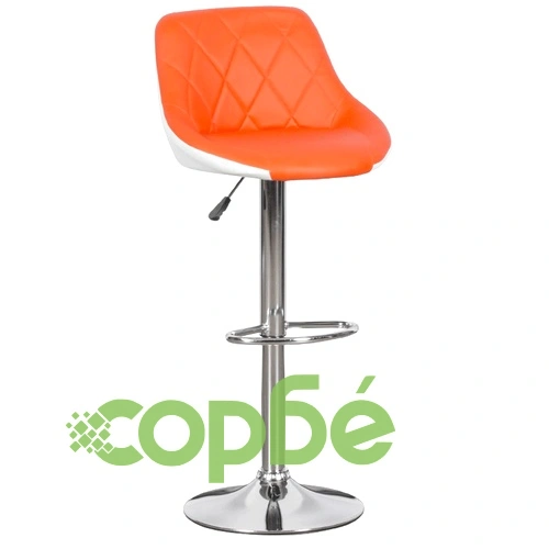 Бар стол Comfortino 3080 - оранжево - бял ➤ топ цена ➤ sorbe.bg