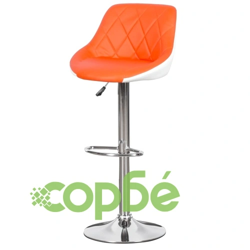 Бар стол Comfortino 3080 - оранжево - бял ➤ топ цена ➤ sorbe.bg