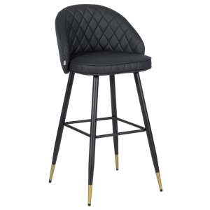 Бар стол 3089 в стилна черна разцветка