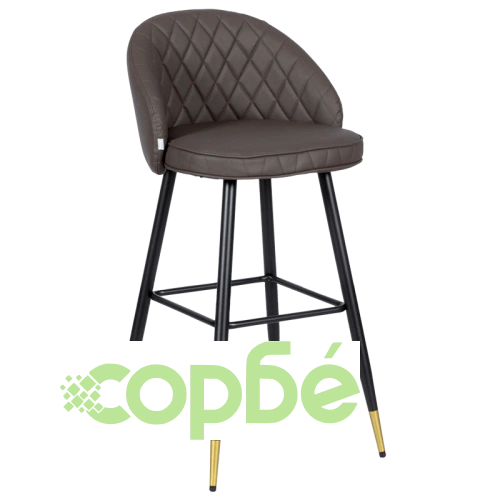 Кафяв Бар Стол 3089 с Еко Кожа ➤ топ цена ➤ sorbe.bg