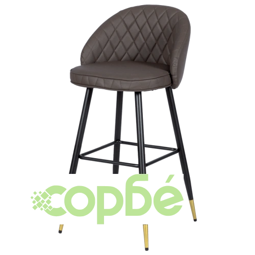 Кафяв Бар Стол 3089 с Еко Кожа ➤ топ цена ➤ sorbe.bg