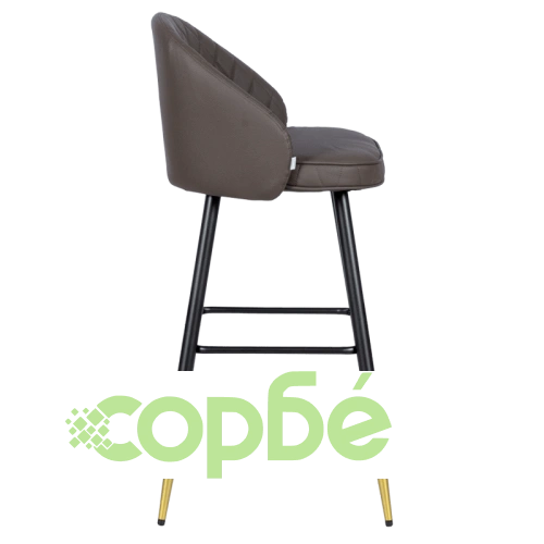 Кафяв Бар Стол 3089 с Еко Кожа ➤ топ цена ➤ sorbe.bg