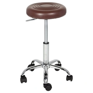 Табуретка с колелца Comfortino 3075 - кафяв