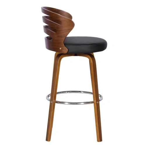 Бар стол Comfortino 4041 - орех - черен ➤ топ цена ➤ sorbe.bg