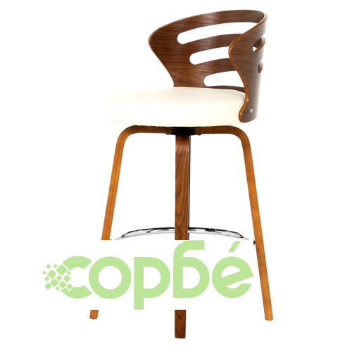 Качествен Бар стол Comfortino 4041 в орех и крем цветове ➤ топ цена ➤ sorbe.bg