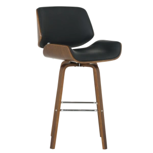 Барстол Comfortino в стил орех и черно