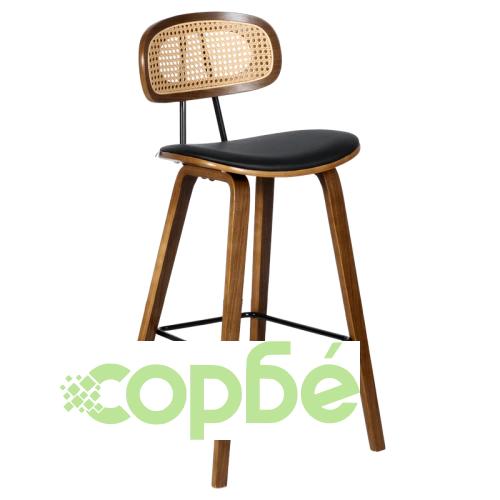 Бар Стол Comfortino 4029 в Стил Ретро - Орех и Черно ➤ топ цена ➤ sorbe.bg