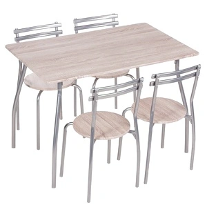 Комплект маса с 4 стола Comfortino 20014 - дъб сонома 2