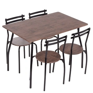 Комплект маса с 4 стола Comfortino 20014 - орех