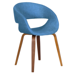 Стол за трапезария Comfortino 9975 в орех и синьо