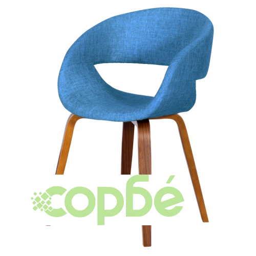 Стол за трапезария Comfortino 9975 в орех и синьо ➤ топ цена ➤ sorbe.bg