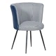 Трапезен стол Comfortino 528 - бял-син