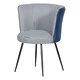 Трапезен стол Comfortino 528 - бял-син