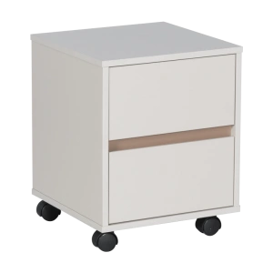 Контейнер за офис ANGELES с две чекмеджета - цвят капучино