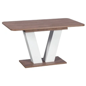 Разтегателна трапезна маса VEGAS - дъб канзас / сив 