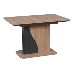 Разтегателна трапезна маса SIRIUS - дъб артисан / графит