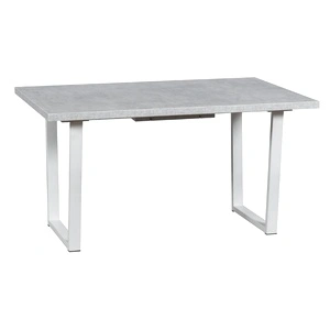 Разтегателна трапезна маса LOFT - сив 818 / бял
