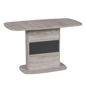 Разтегателна трапезна маса MARTIN - дъб анкона / графит 