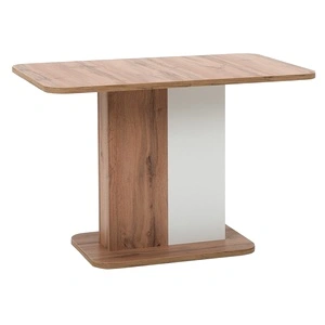 Разтегателна трапезна маса NEXT дъб вотан - бял 