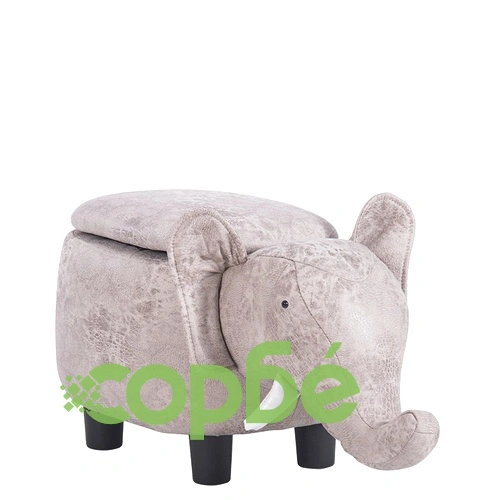 Детска табуретка с ракла - сив слон ➤ топ цена ➤ sorbe.bg