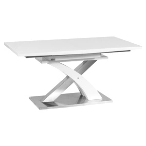 Разтегателна трапезна маса DERBY L - бял
