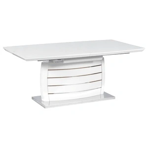 Разтегателна трапезна маса DARWEN L - бяла