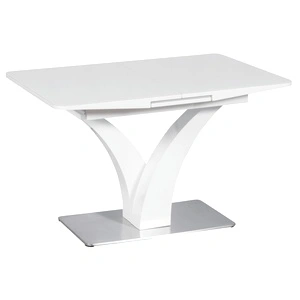Разтегателна трапезна маса LUBLIN - бяла