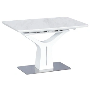 Разтегателна трапезна маса TARNOW - бяла