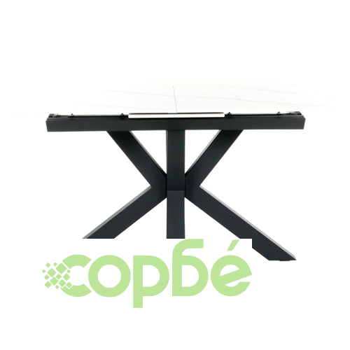 Модерна разтегателна трапезна маса STARGARD - бяла ➤ топ цена ➤ sorbe.bg