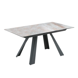 Разтегателна трапезна маса LASK от керамика и стъкло