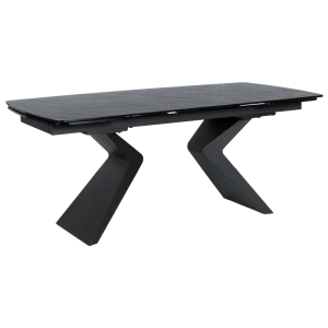 MARIPA Черна Разтегателна Трапезна Маса