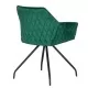 Трапезен стол KENDAL - тъмнозелен BF 2