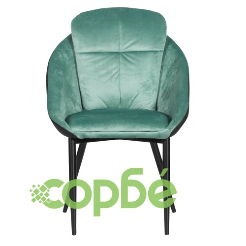 Трапезен стол VOLSK - синьо - зелен TJ ➤ топ цена ➤ sorbe.bg